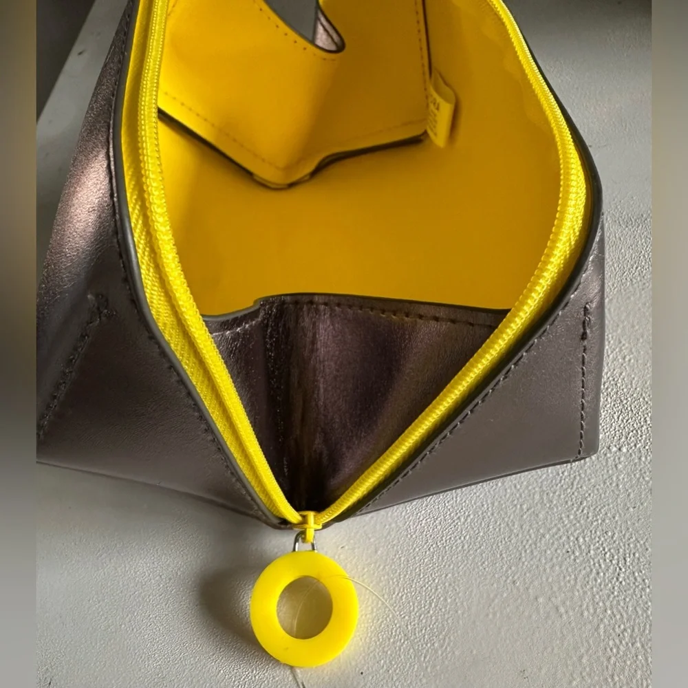 Sephora Shimmering Pouch with‎ Yellow Accent